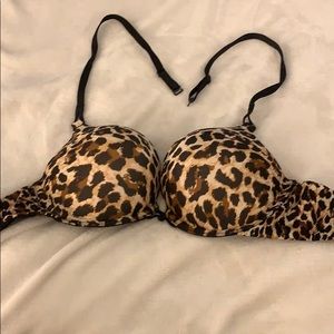 Leopard print bra 34C